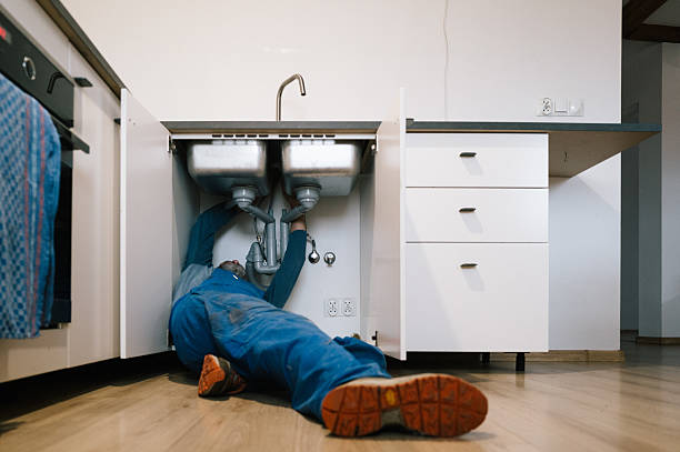 Professional Drain Cleaning technician working in Syracuse, NY